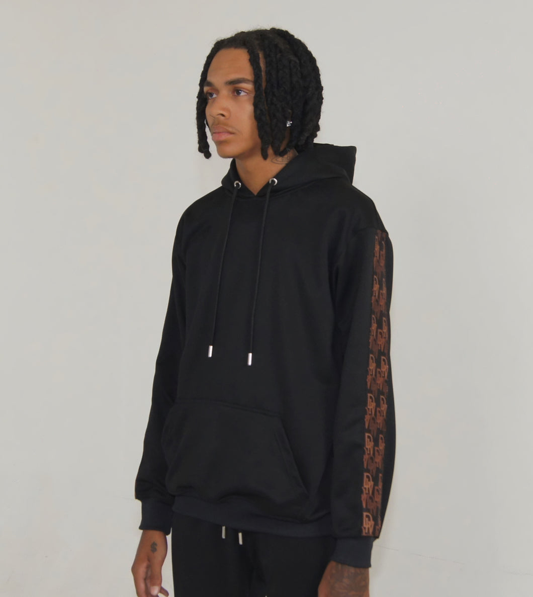 VALORE MILANO Men’s Satin “Monogram” Hoodie